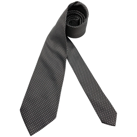 GIORGIO ARMANI Purple/Green/White Geometric Silk LUXURY Tie ITALY - Picture 1 of 4